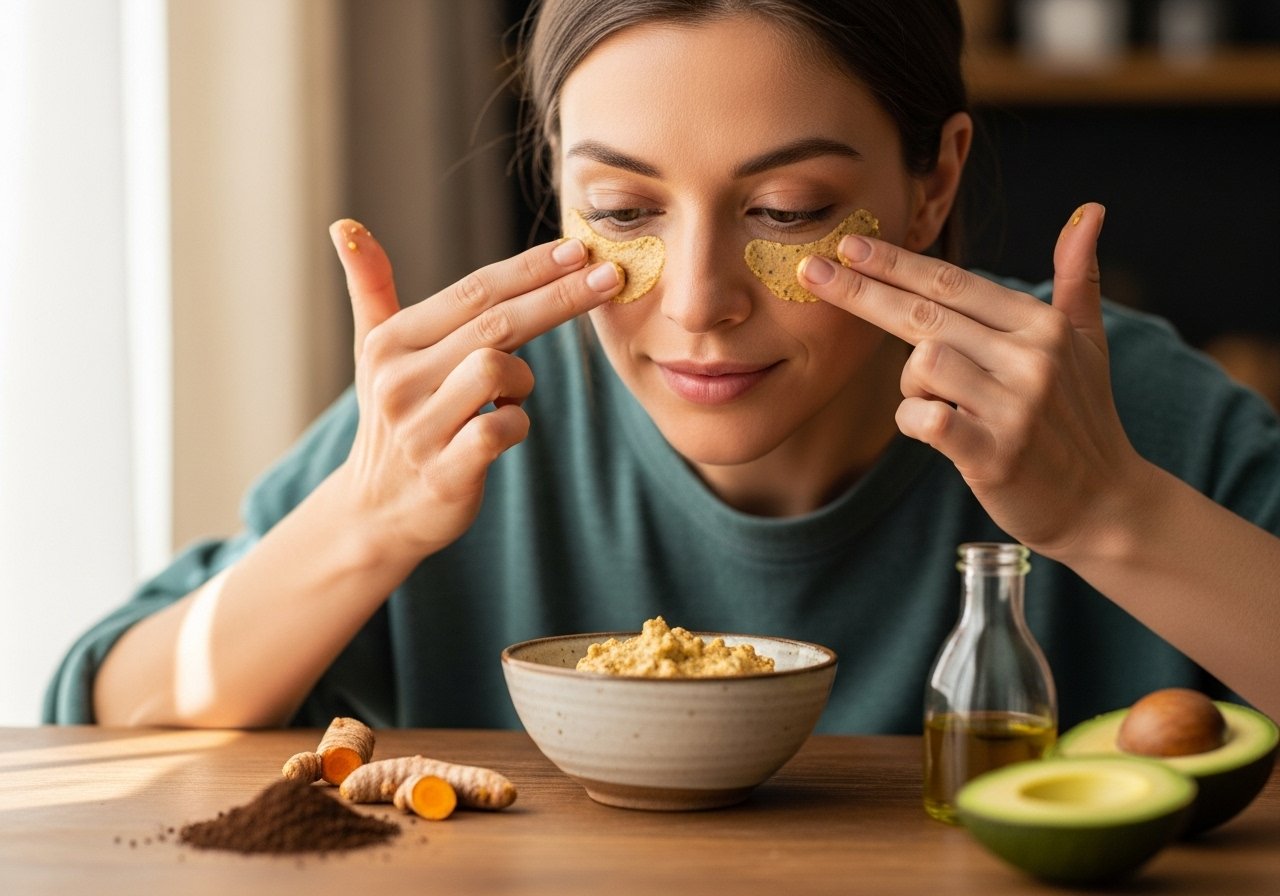 Selbstgemachtes Make-up gegen tiefe Augenringe content image