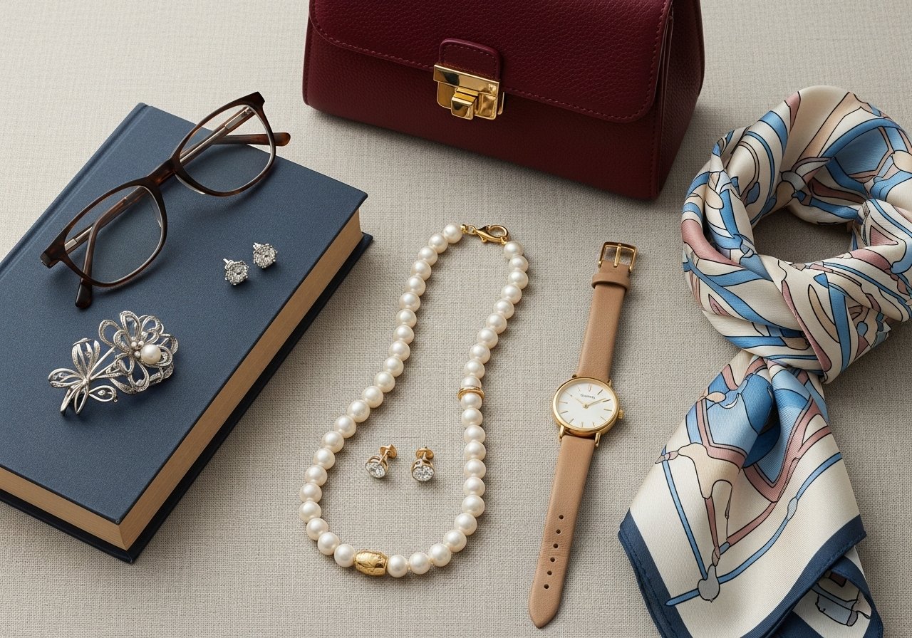 Elegante Accessoires für Frauen ab 60 content image