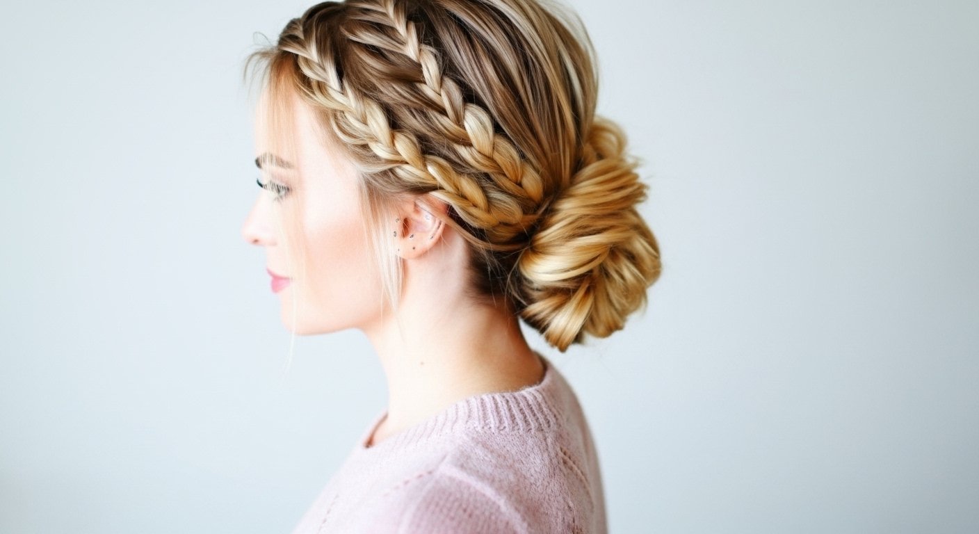 Flechtfrisuren zu Weihnachten content image