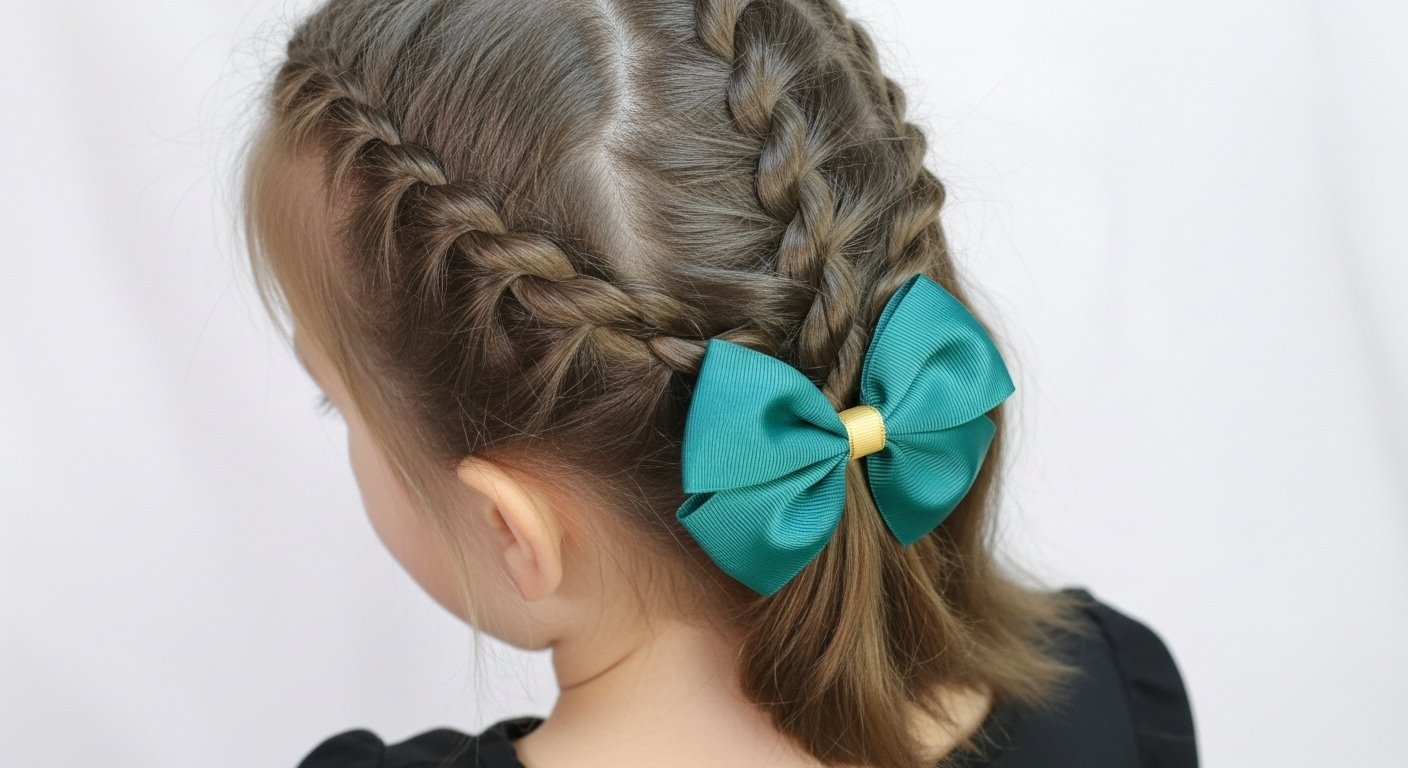 So stylen Sie die Haare Ihrer Tochter zu Weihnachten content image