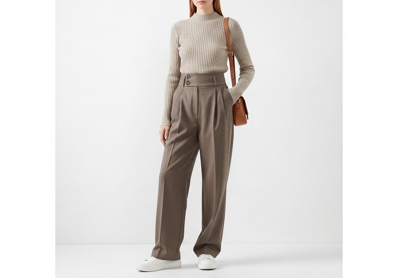 Elegante Hose mit weitem Bein content image