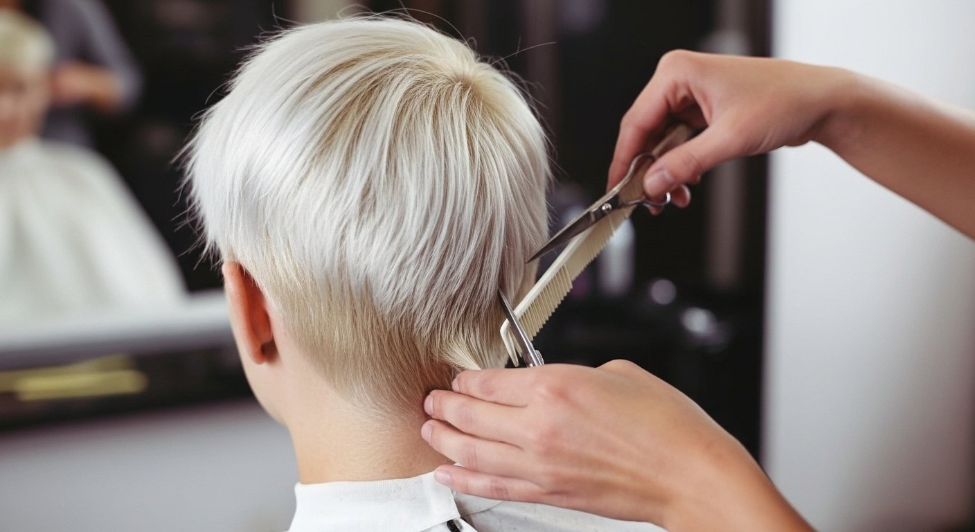 Pixie-Schnitte für glattes Haar content image