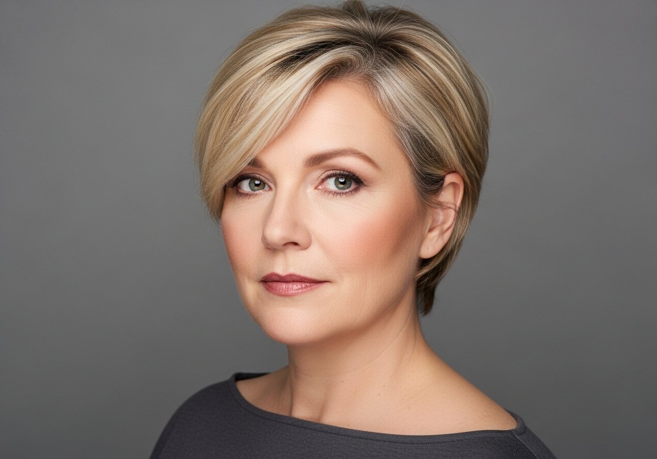 Kurzhaarfrisuren, die Sie mit 60 jünger aussehen lassen content image