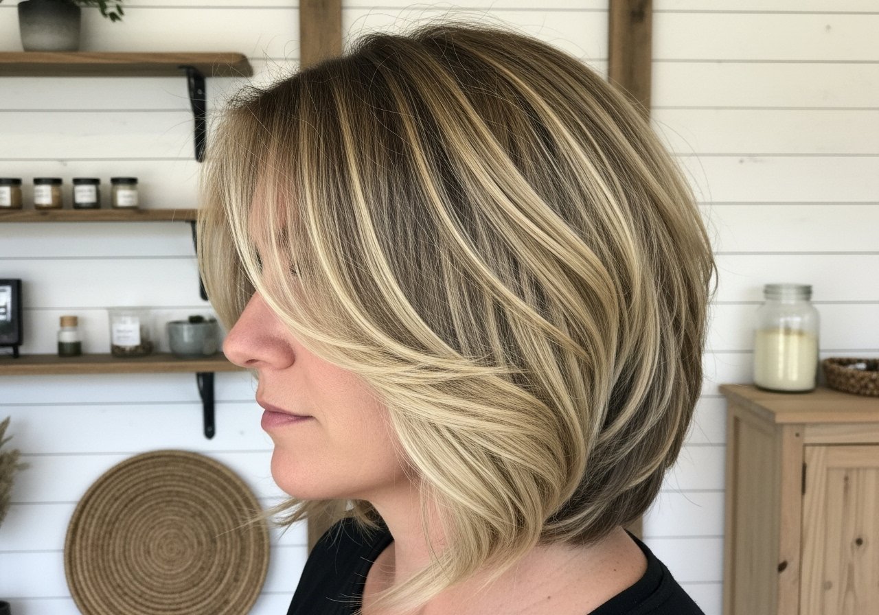Lange Frisuren für Frauen über 40 content image