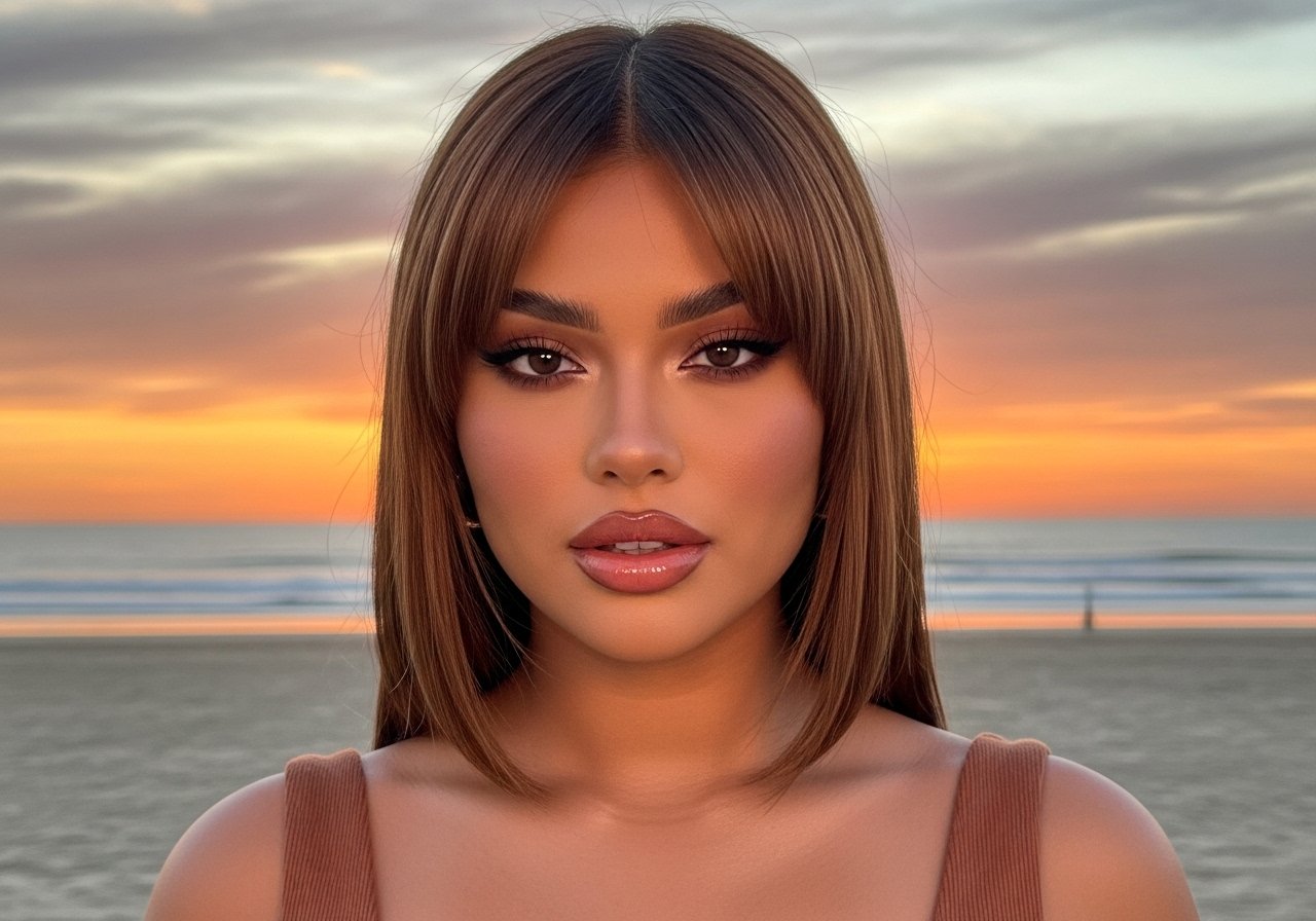 Haarschnitte für glattes Haar content image