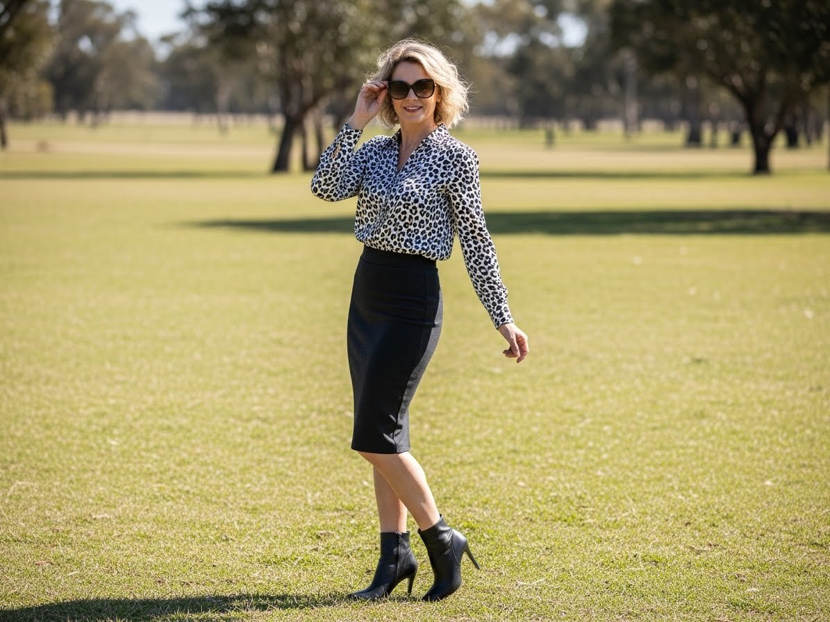 Wie man Schwarz nach dem 50. Lebensjahr trägt content image