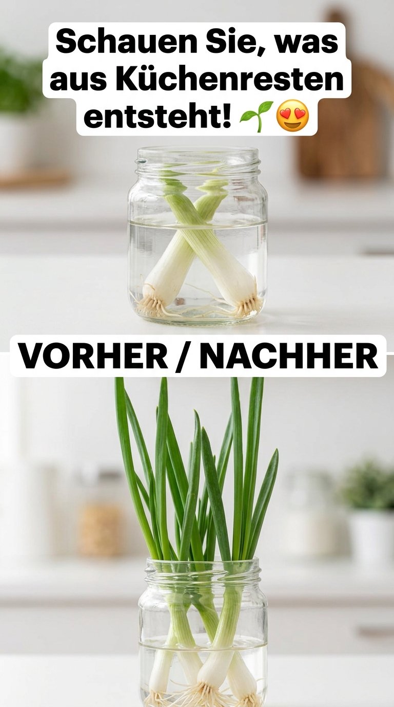 Schauen Sie, was aus Küchenresten entsteht! 🌱😍