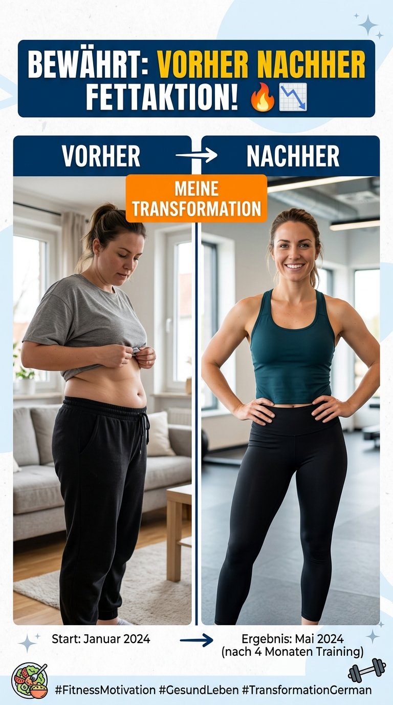 BEWÄHRT: VORHER NACHHER FETTAKTION! 🔥📉