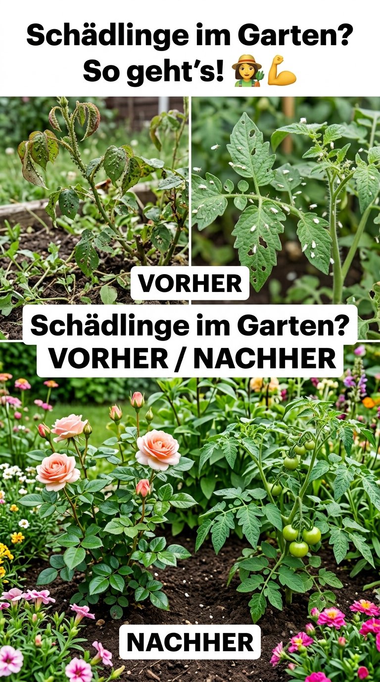 Schädlinge im Garten? So geht's! 👩🌾💪