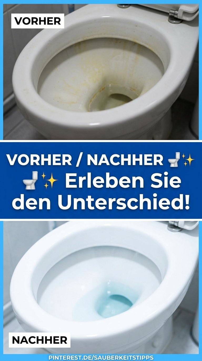 VORHER / NACHHER 🚽✨ Erleben Sie den Unterschied!