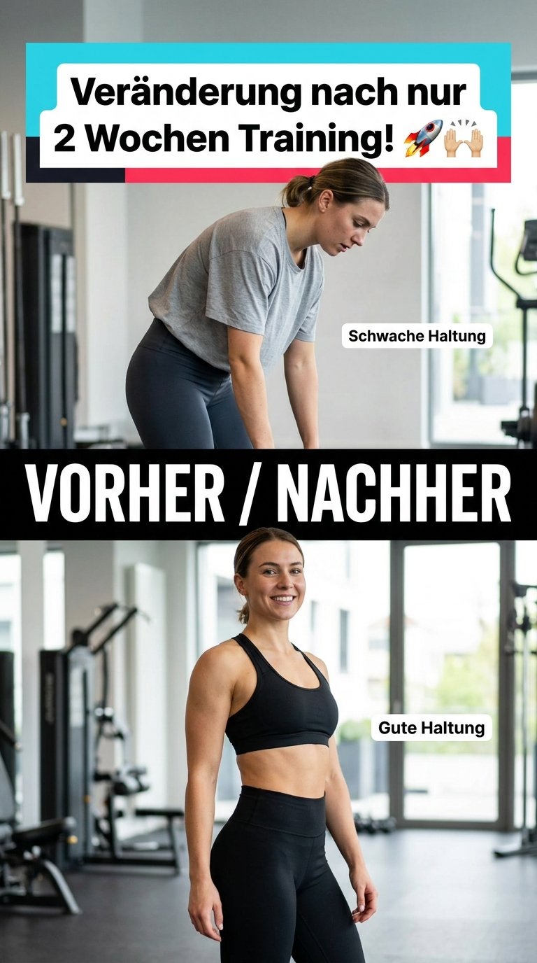 Veränderung nach nur 2 Wochen Training! 🚀🙌