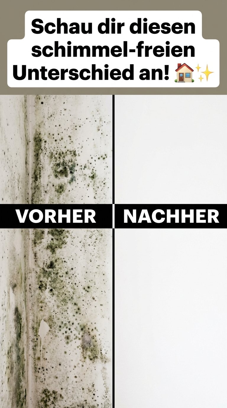 Schau dir diesen schimmel-freien Unterschied an! 🏠✨
