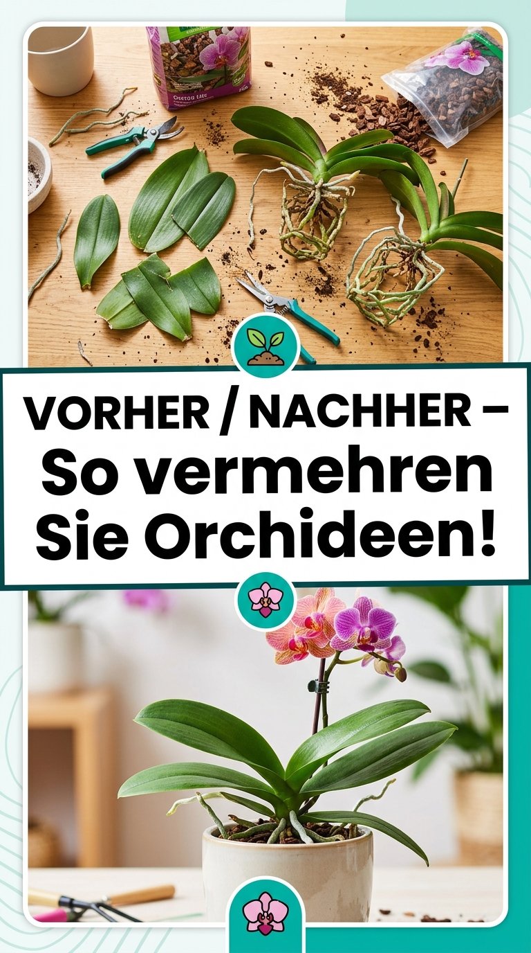 VORHER / NACHHER – So vermehren Sie Orchideen!