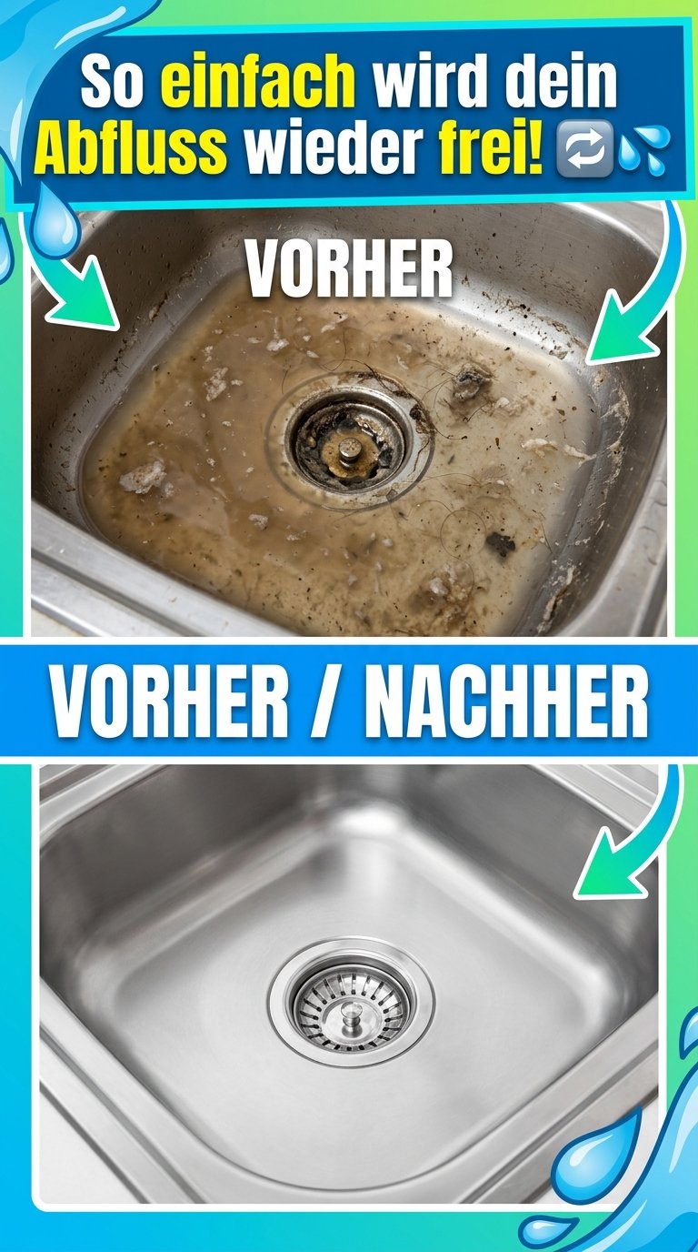 So einfach wird dein Abfluss wieder frei! 🔄💦