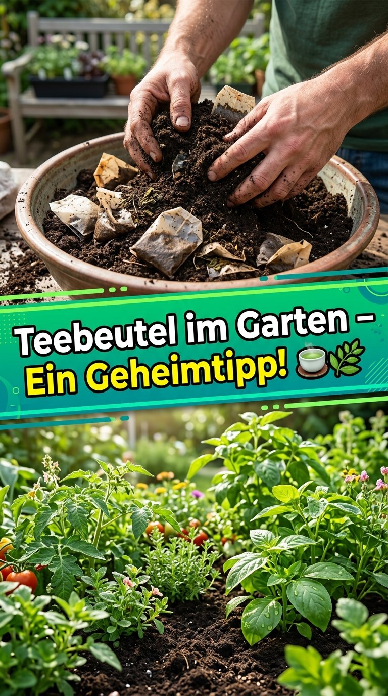 Teebeutel im Garten – Ein Geheimtipp! 🍵🌿