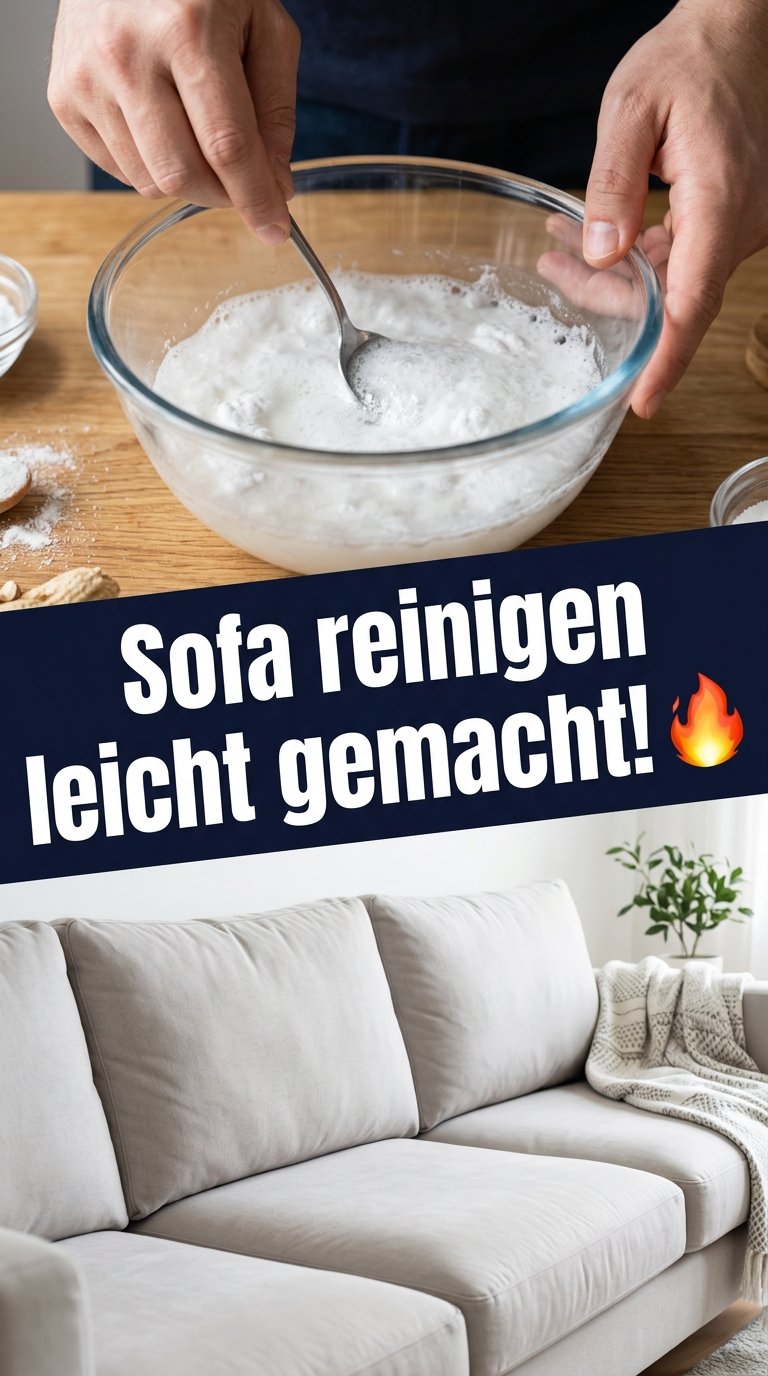 Sofa reinigen leicht gemacht! 🔥