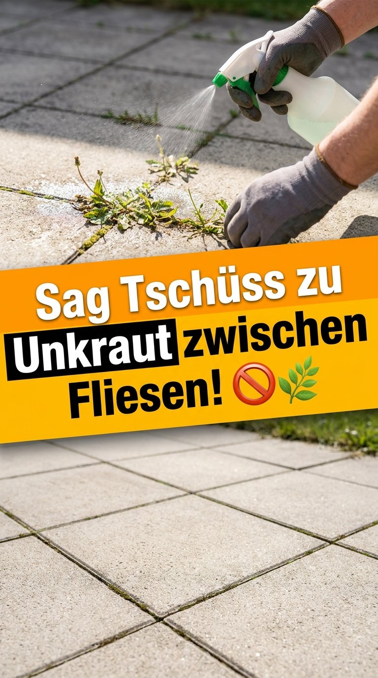 Sag Tschüss zu Unkraut zwischen Fliesen! 🚫🌿