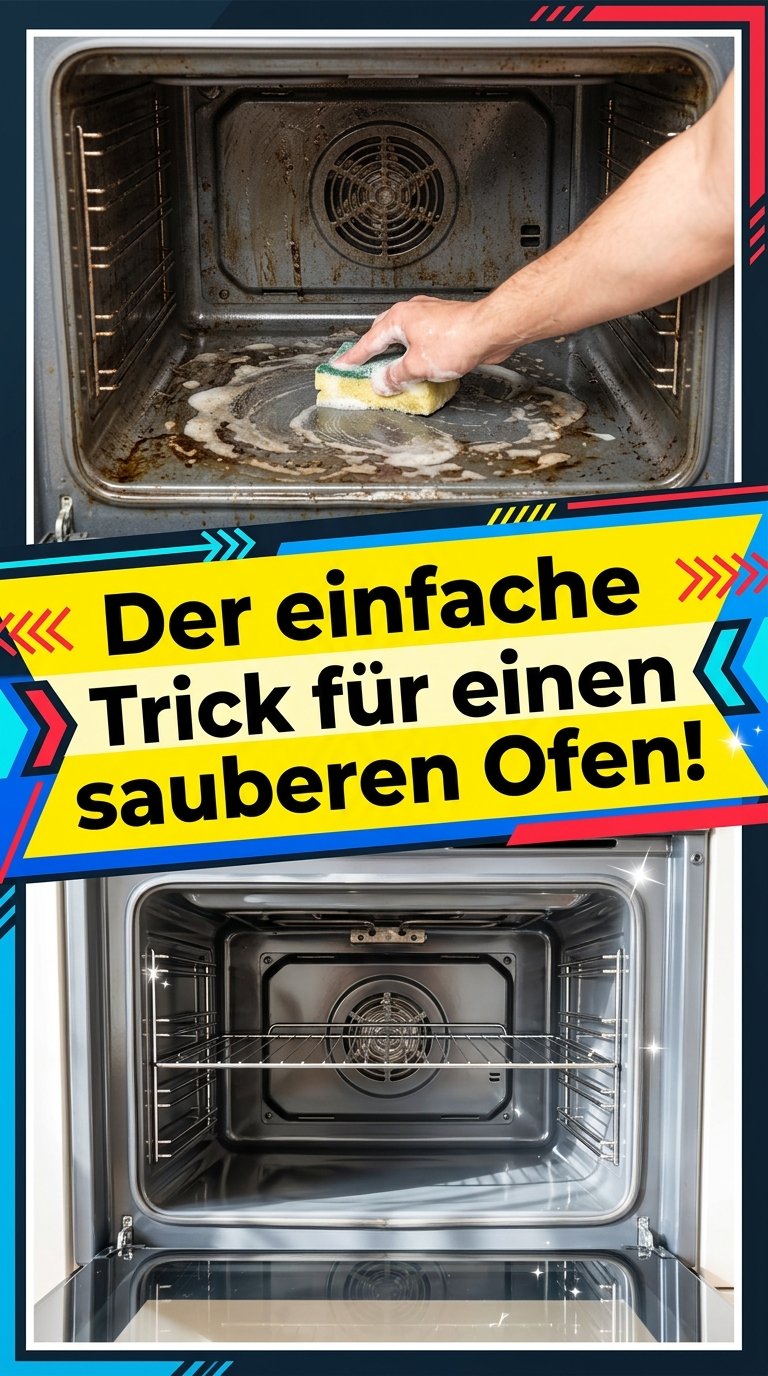 Der einfache Trick für einen sauberen Ofen!
