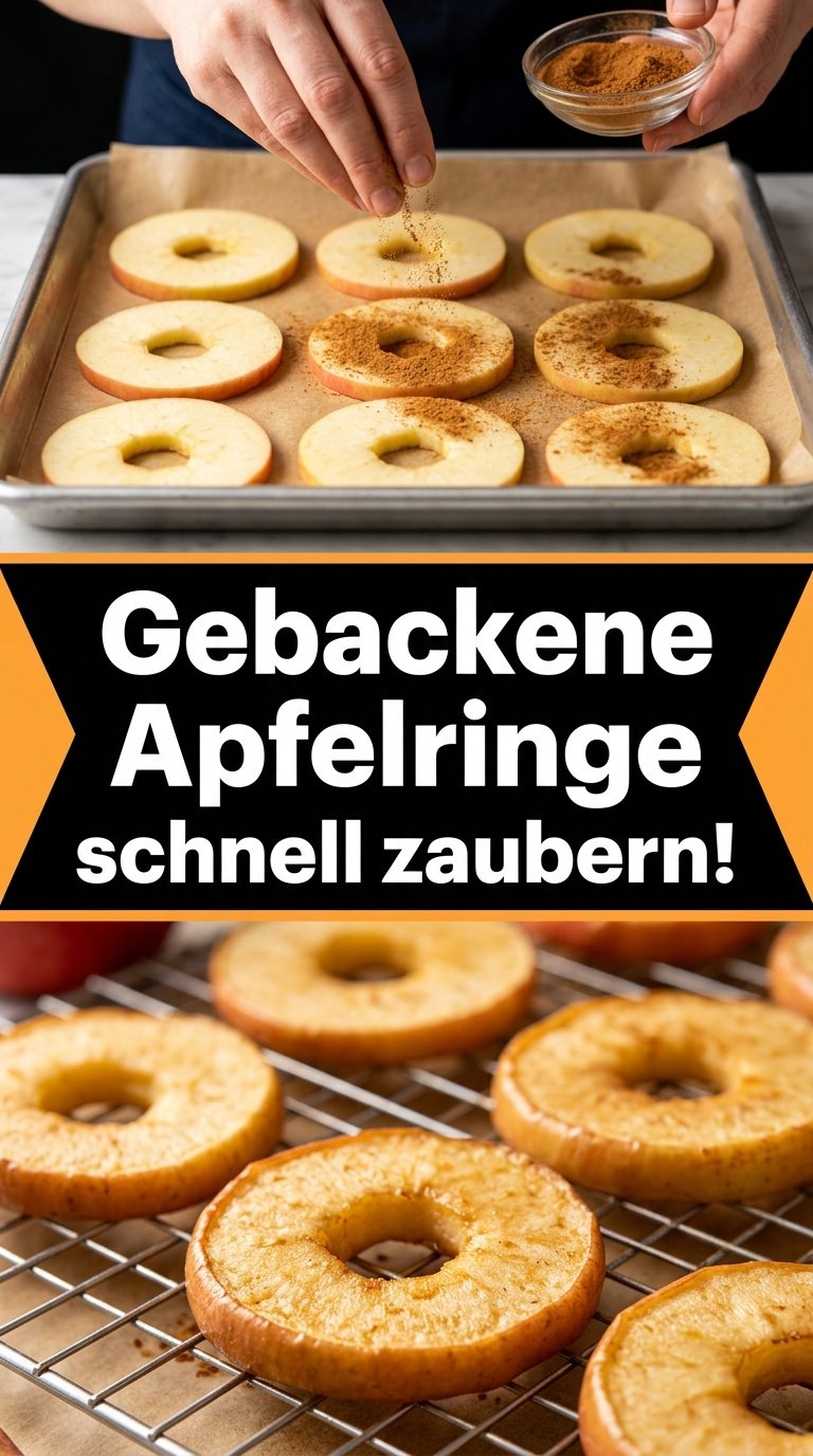 Gebackene Apfelringe schnell zaubern!