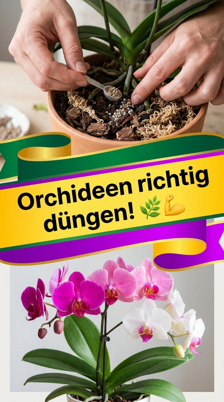Orchideen richtig düngen! 🌿💪