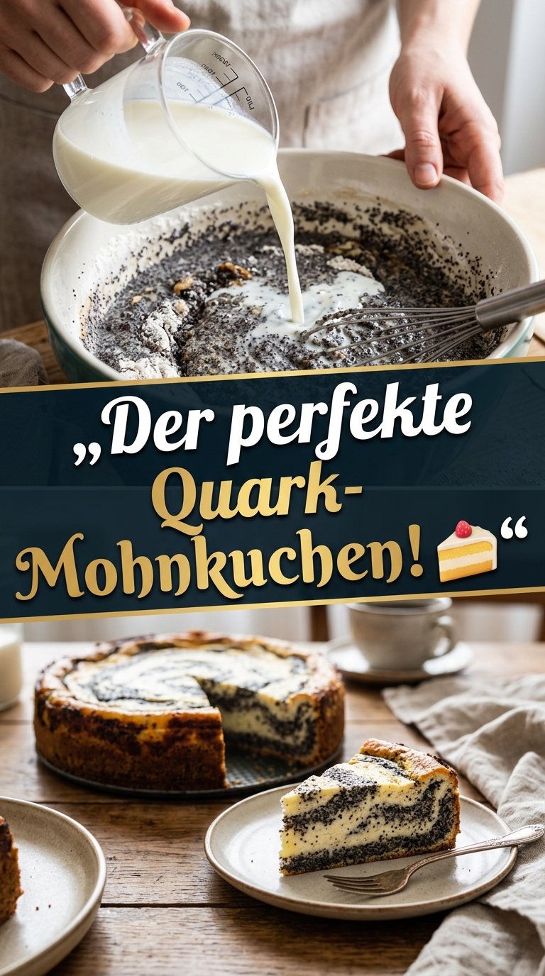 Der perfekte Quark-Mohnkuchen! 🍰