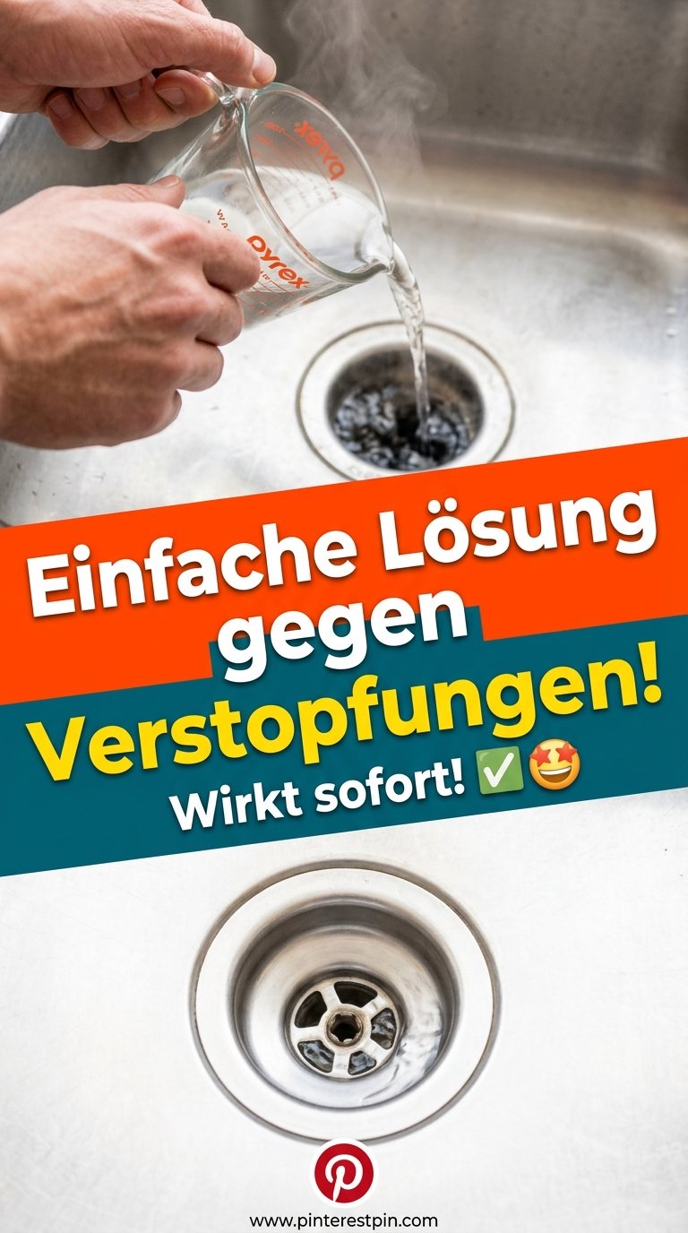 Einfache Lösung gegen Verstopfungen!