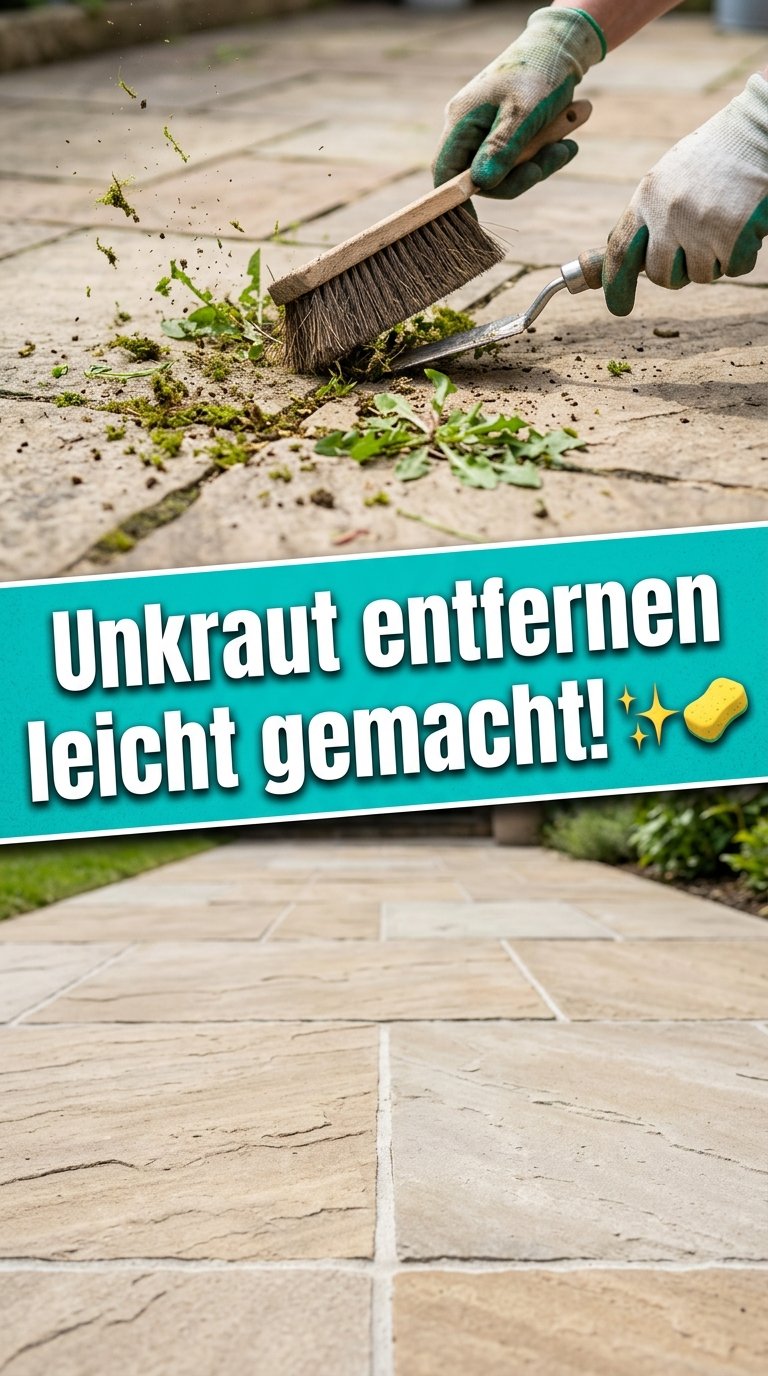 Unkraut entfernen leicht gemacht! ✨🧽