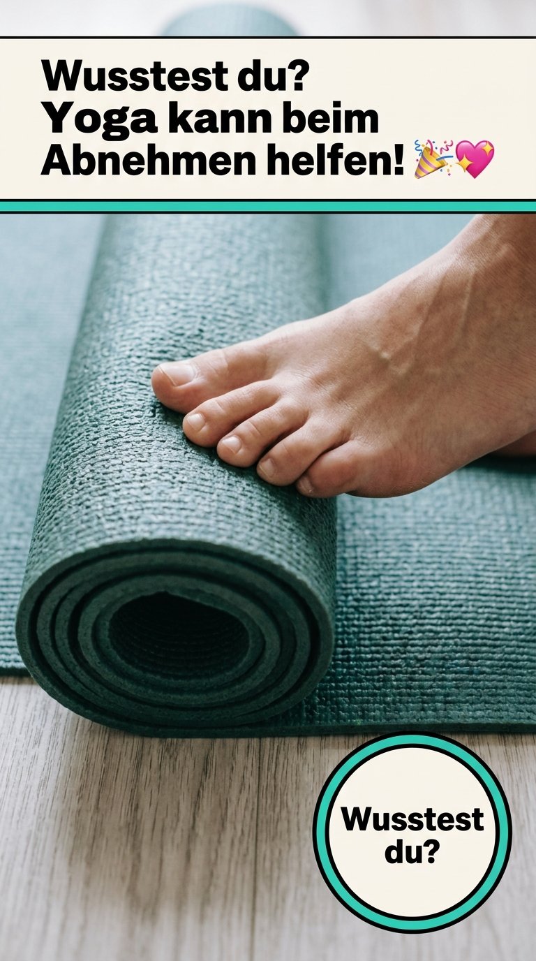 Wusstest du? Yoga kann beim Abnehmen helfen! 🎉💖