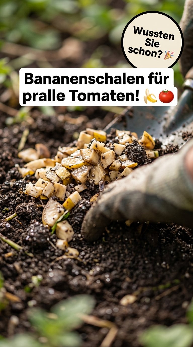 Bananenschalen für pralle Tomaten! 🍌🍅