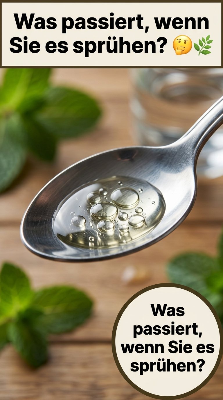 Was passiert, wenn Sie es sprühen? 🤔🌿