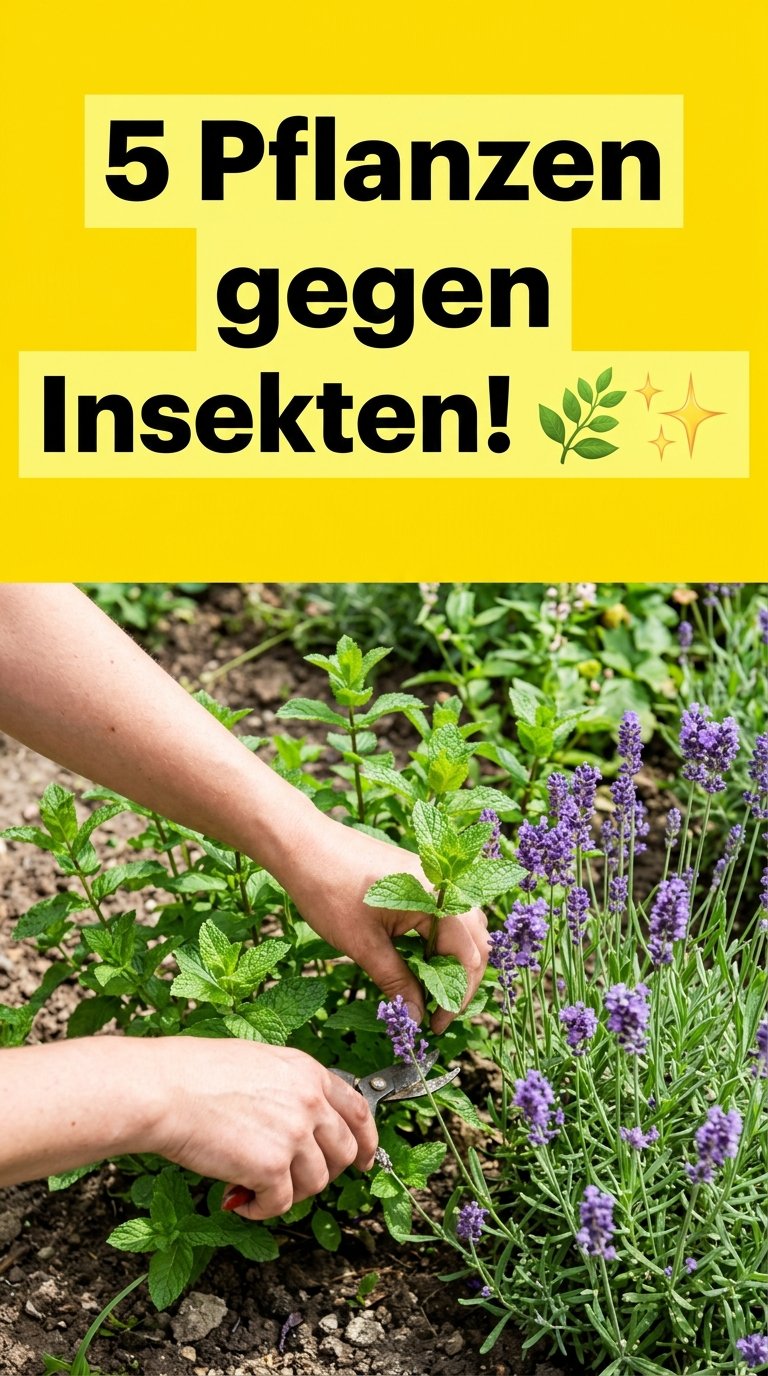 5 Pflanzen gegen Insekten! 🌿✨