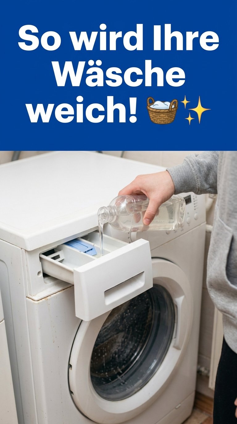 So wird Ihre Wäsche weich! 🧺✨