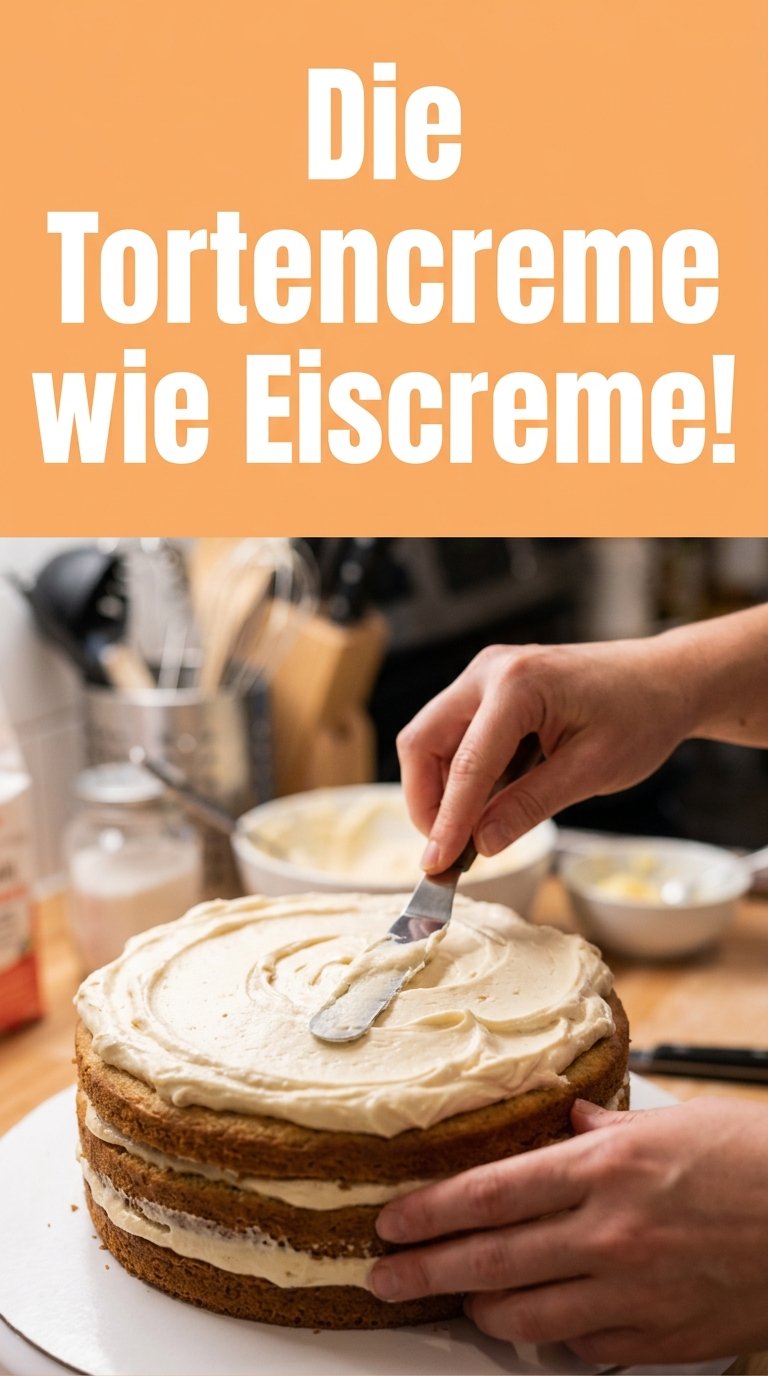 Die Tortencreme wie Eiscreme!