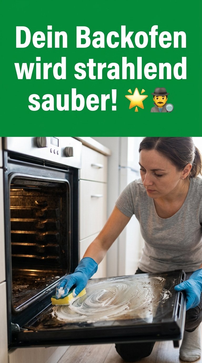 Dein Backofen wird strahlend sauber! 🌟🕵️♂️
