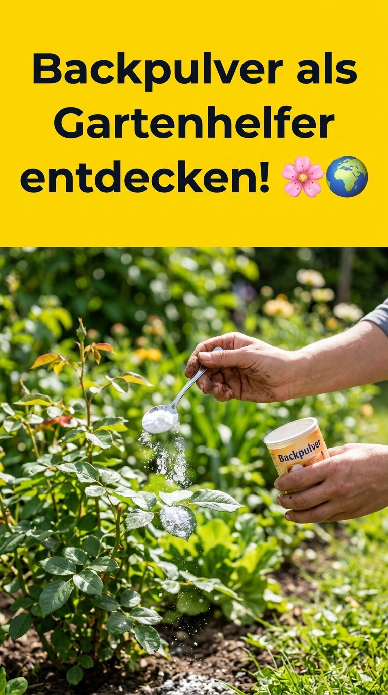 Backpulver als Gartenhelfer entdecken! 🌸🌍