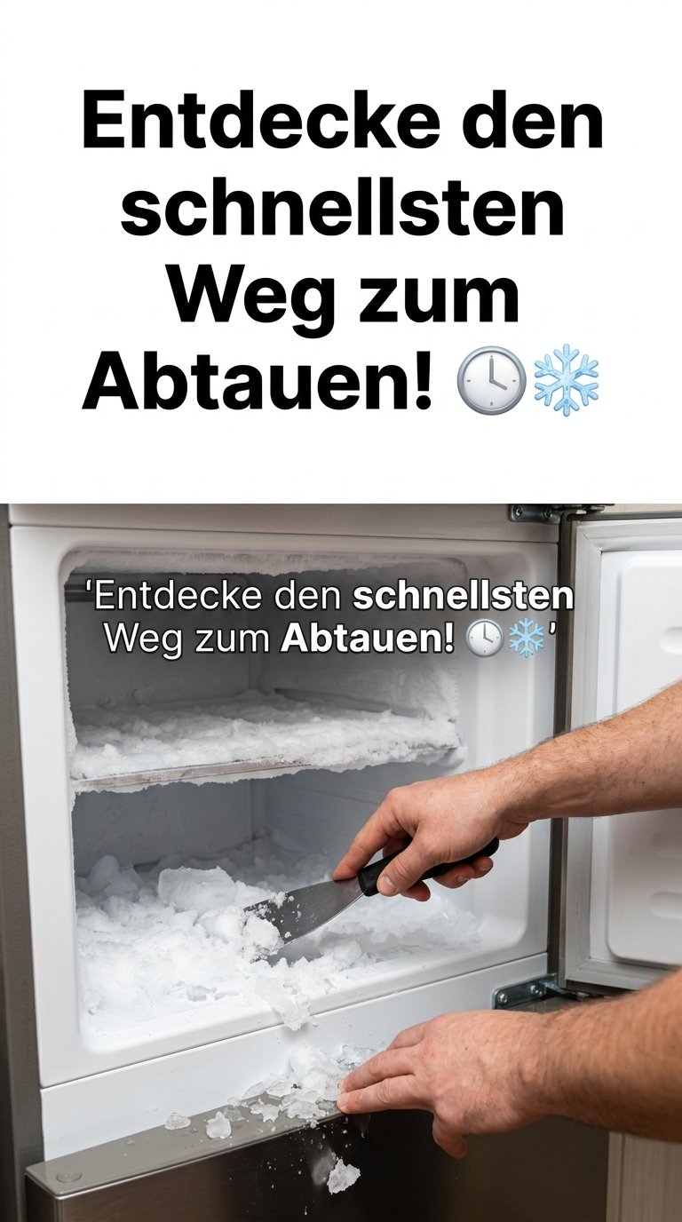 Entdecke den schnellsten Weg zum Abtauen! ⏱️❄️