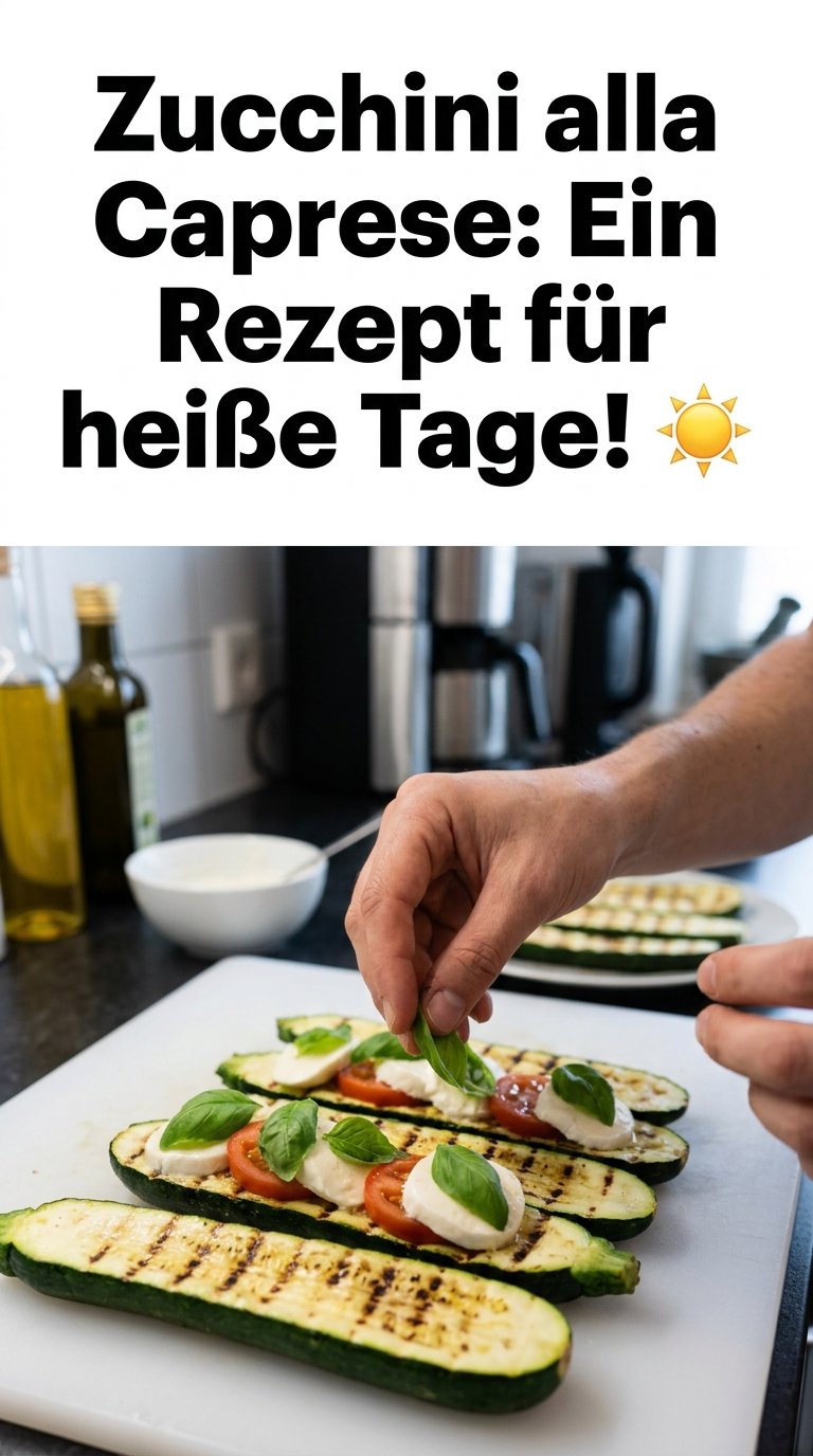 Zucchini alla Caprese: Ein Rezept für heiße Tage! ☀️