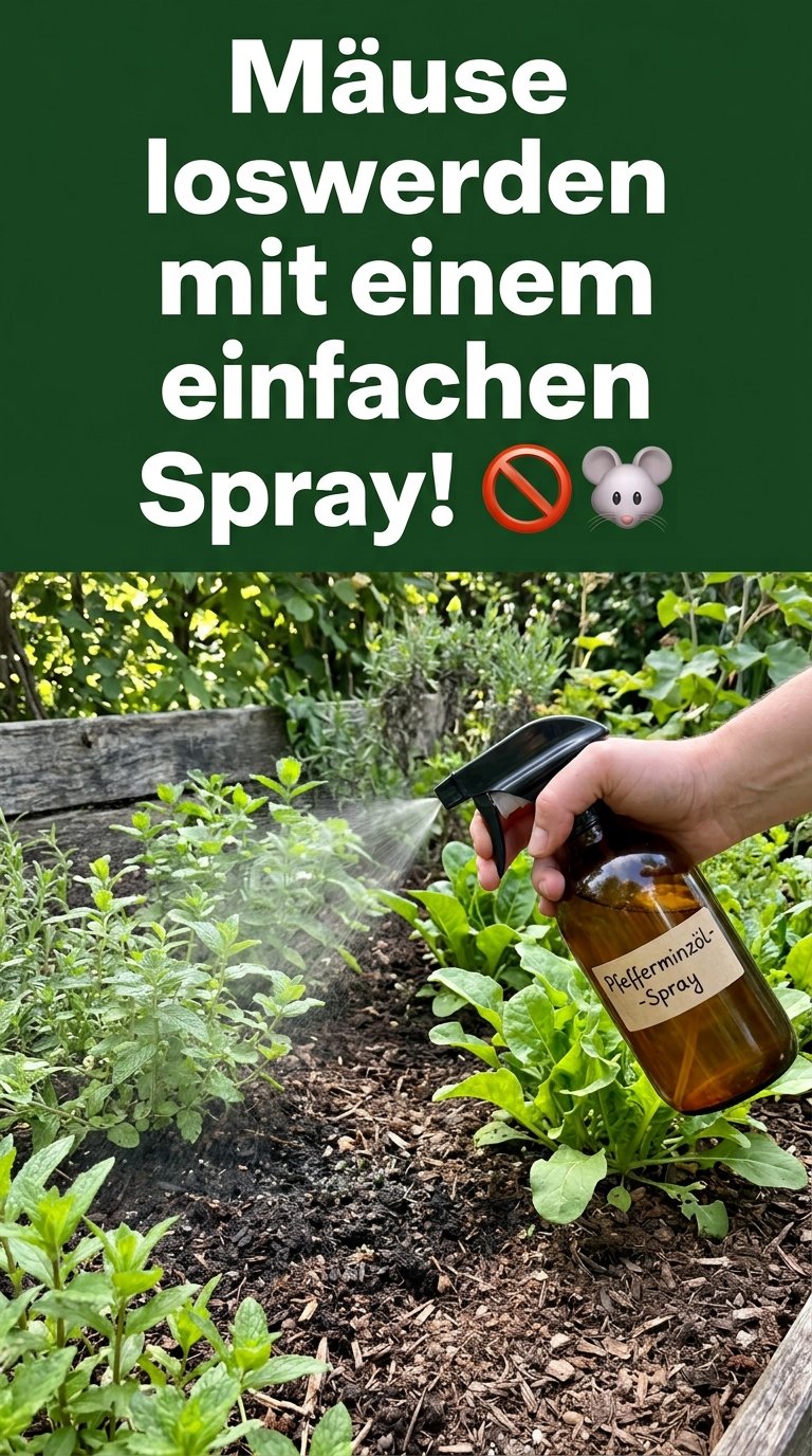 Mäuse loswerden mit einem einfachen Spray! 🚫🐭