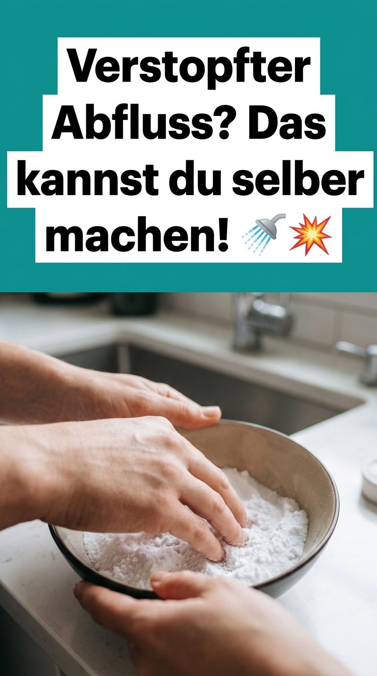 Verstopfter Abfluss? Das kannst du selber machen! 🚿💥